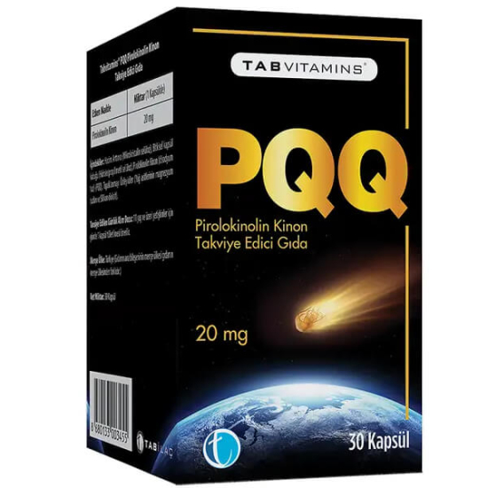  Tabvitamins PQQ Pirolokinolin Kinon 20 mg 30 Kapsül - 1