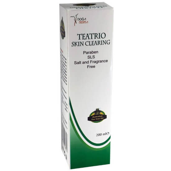 Teatrio Yüz Yıkama Jeli 200 ml jel temizleyici çay ağacı yağı salisilik asit gliserin pantenol içerir- 1