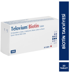 Assos Pharma - Telovium Biotin 30 Tablet Assos Pharma - Telovium Biotin 30 Tablet