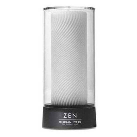 Tenga 3D Zen erkek masturbator, 3D iç doku, yeniden kullanılabilir, şeffaf gövde, orijinal kutu ürün görseli- 1