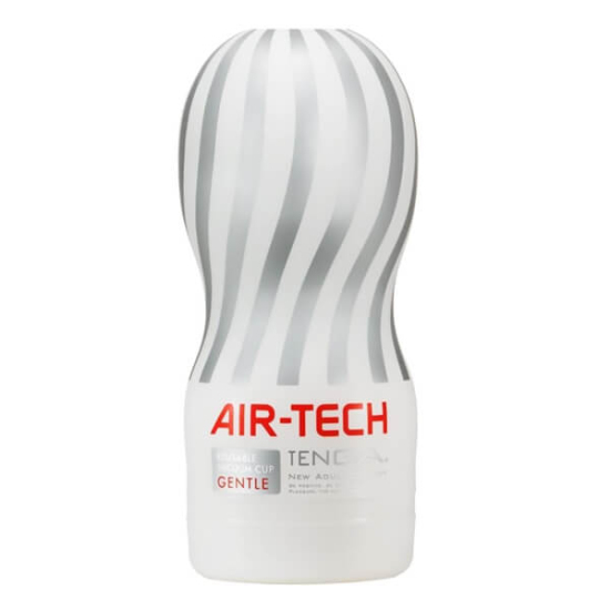 Tenga Air Tech Gentle beyaz 123 gr erkek mastürbasyon cup, hava basınç teknolojili yumuşak iç doku, kapaklı tek kullanımlık- 1