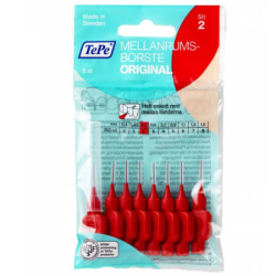 Tepe Arayüz Fırçası Kırmızı 0,5 Mm 8li Paket - Tepe