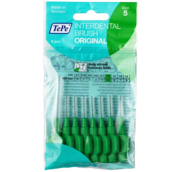 Tepe - Tepe Arayüz Fırçası Yeşil 0,8 mm 8 li Tepe - Tepe Arayüz Fırçası Yeşil 0,8 mm 8 li