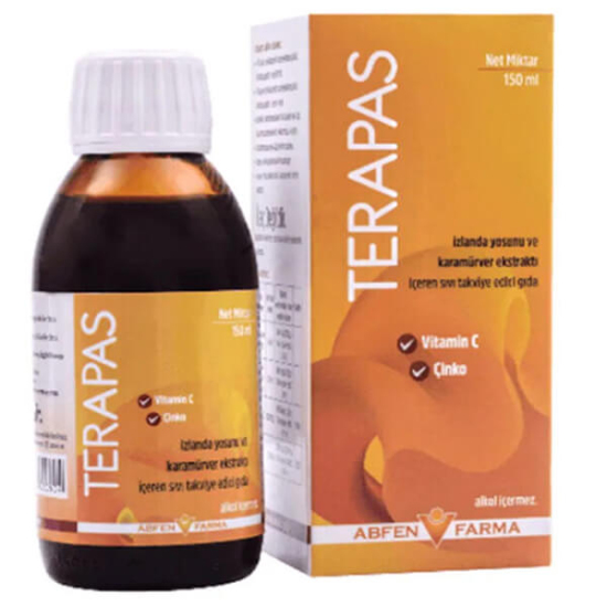  Terapas Kara Mürver & İzlanda Yosunu Extratlı Şurup 150 ml - 1
