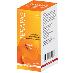Abfen Farma - Terapas Karamürver ve İzlanda Yosunu İçeren Şurup 150ml C Vitamini Takviyesi Abfen Farma - Terapas Karamürver ve İzlanda Yosunu İçeren Şurup 150ml C Vitamini Takviyesi