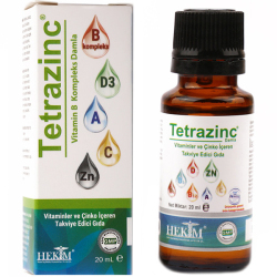 Hekim İlaç - Tetrazinc B Kompleks Damla 20ml Hekim İlaç - Tetrazinc B Kompleks Damla 20ml