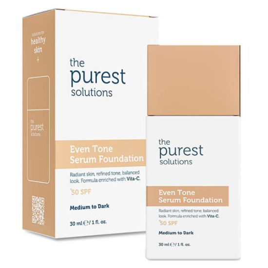  The Purest Solutions Even Tone Leke Karşıtı Serum Fondöten SPF50+ 30 ml Orta Koyu Ton - 1
