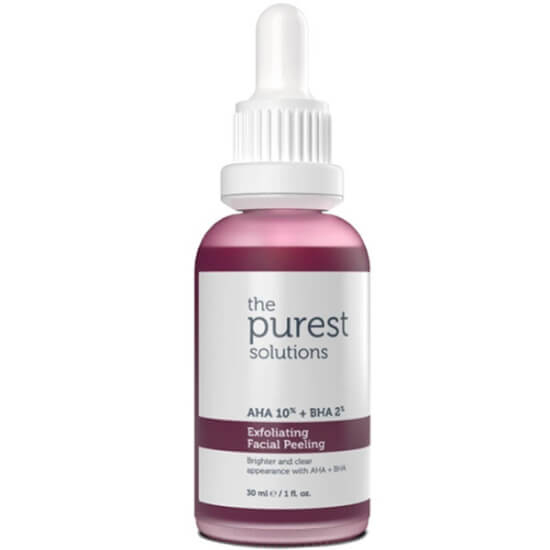 The Purest Solutions Exfoliating Facial Peeling 30 ml %10 AHA %2 BHA gece kullanıma uygun yüz peeling serumu- 1