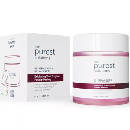 The Purest Solutions Exfoliating Fruit Enzyme Powder Peeling 55 gr toz peeling %0,6 azelaic acid ve malic acid- 1