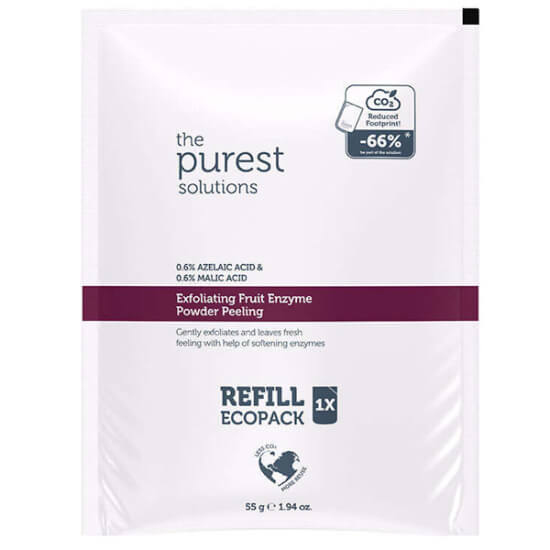 The Purest Solutions Exfoliating Fruit Enzyme Powder Peeling Refill 55 gr ince toz form gece rutini tüm cilt tipleri- 1