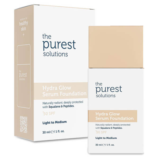  The Purest Solutions Hydra Glow Nemlendirici Serum Fondöten SPF50+ 30 ml Açık Orta Ton - 1