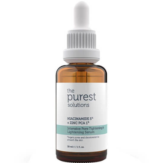 The Purest Solutions Intensive Pore Tightening Lightening Serum 30 ml Niacinamide %5 Zinc PCA %1 gözenek sebum dengeleyici- 1