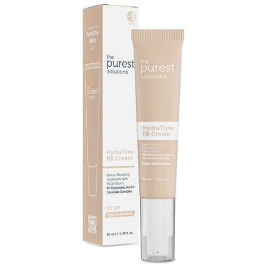  The Purest Solutions Kuru ve Karma Ciltler İçin Yoğun Nemlendirici BB Krem SPF 50+ 40 ml Açık Orta Ton - 1