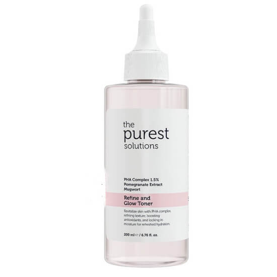 The Purest Solutions Refine And Glow Toner 200 ml polifenol içerikli yüz toniği donuk görünümü azaltmaya parlaklık verir- 1