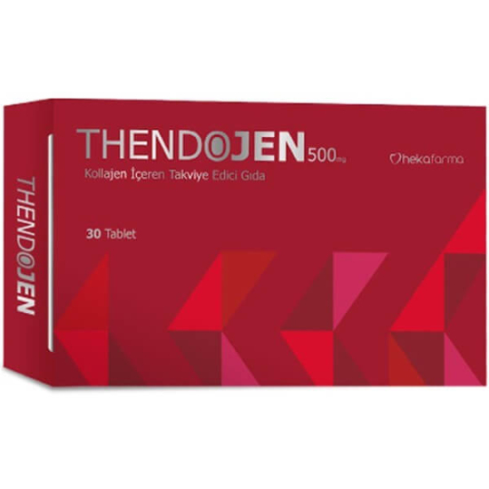 Thendojen 500 mg 30 tablet hidrolize kollajen 500 mg hiyaluronik asit 5 mg C vitamini 40 mg çinko bakır- 1