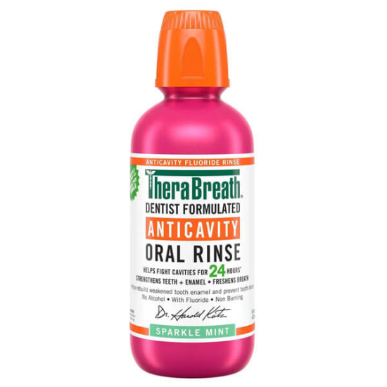  Thera Breath Oral Rinse Sparkle Mint 473 ml - 1