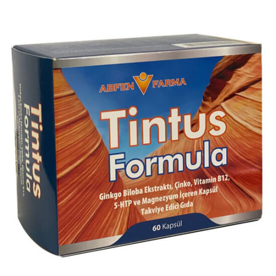 Tintus Formula 60 kapsül takviye edici gıda Ginkgo 230 mg 5-HTP 50 mg B12 500 µg magnezyum 50 mg çinko 7 mg- 1
