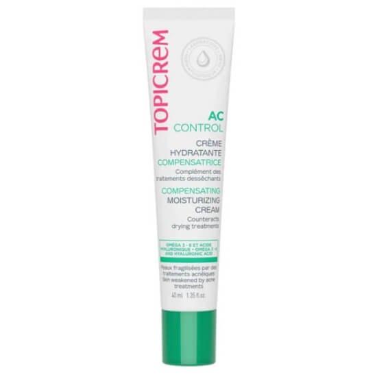Topicrem AC Compensating Moisturizing Krem 40 ml yağlı ciltler için nemlendirici gliserin balmumu kompleks lipidler- 1