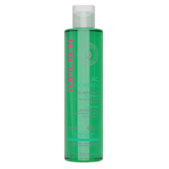 Topicrem AC Purifying Cleansing Jel 200 ml sabunsuz bazlı yüz temizleme jeli yağlı ve hassas cilt arındırıcı fazla sebumu temizler- 1