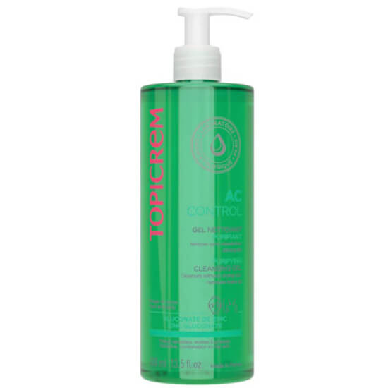 Topicrem AC Purifying Cleansing Jel 400 ml sabunsuz bazlı yağlı hassas cilt temizleme jeli kir ve fazla sebumu arındırır- 1