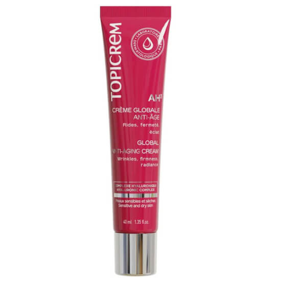Topicrem AH3 Fluide Global Anti Age Cream 40 ml hyaluronik asit C ve E vitamini içeren hafif dokulu anti aging yüz kremi- 1