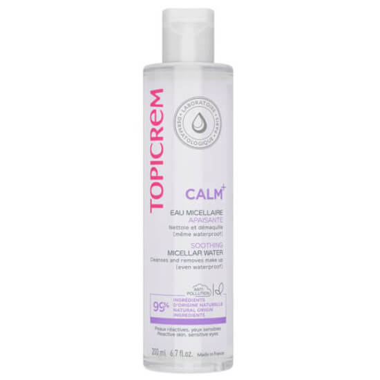 Topicrem Calm+ Soothing Micellar Water 200 ml hassas cilt için misel su, makyaj temizler, bebek çocuk yetişkin uyumlu- 1