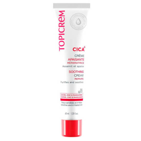 Topicrem CICA Repair Soothing Krem 40 ml gliserinli kokusuz onarıcı nemlendirici krem çatlak pişik tahriş bakımı- 1