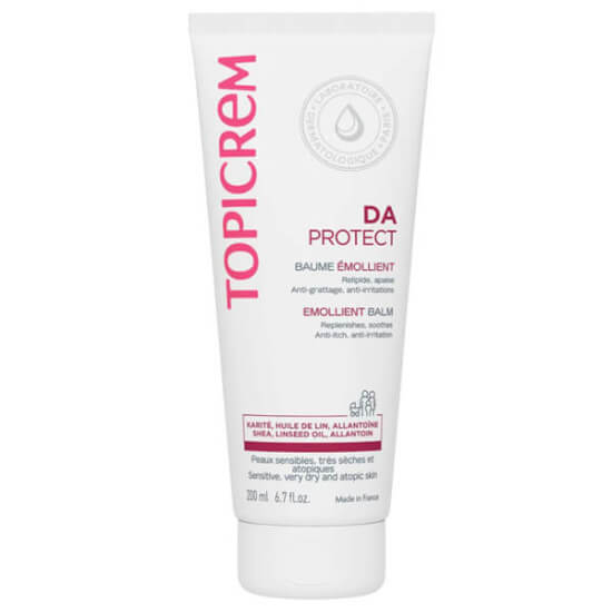 Topicrem AD Emollient Balm 200 ml kokusuz vücut nemlendiricisi, omega 3 ve 6 keten yağı, bebek çocuk yetişkin- 1