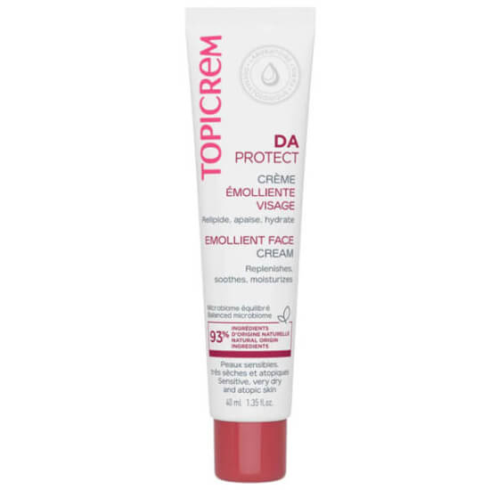 Topicrem DA Emollient Face Cream 40 ml hassas çok kuru atopik ciltler için 24 saat nemlendirici yüz kremi- 1