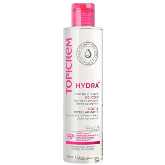 Topicrem Gentle Micellar Water 200 ml yüz ve göz micellar temizleme suyu gliserinli hassas kuru cilt makyaj temizleyici- 1