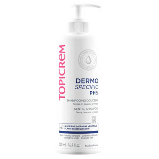 Topicrem PH5 Gentle Shampoo 500 ml pH5 nazik şampuan çocuk ve yetişkin tüm saç tipleri için günlük saç temizliği- 1