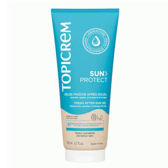 Topicrem Sun Protect Fresh After Sun Gel 200 ml aloe vera özü shea yağı ekinezya içeren ferahlatıcı güneş sonrası jel- 1