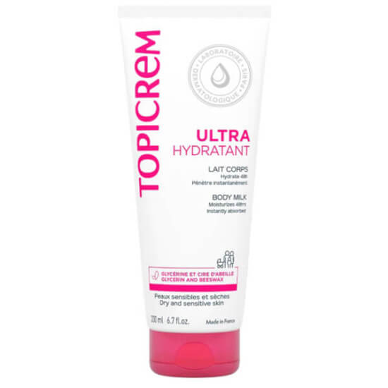 Topicrem Ultra Moisturizing Body Milk 200 ml ultra nemlendirici vücut sütü üre ve gliserinli kuru çok kuru hassas cilt- 1