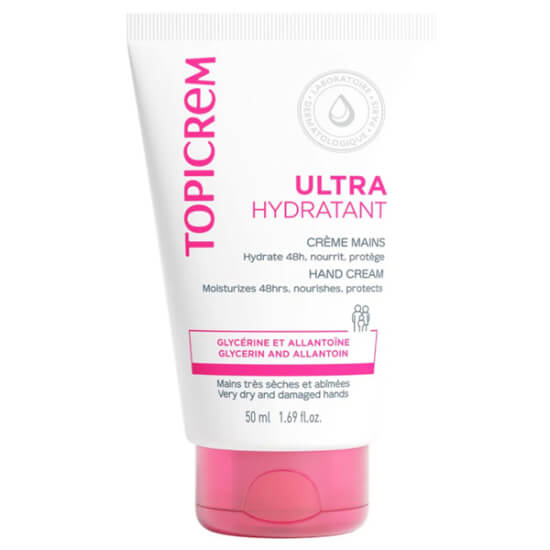 Topicrem Ultra Nemlendirici El Kremi 50 ml çok kuru çatlayan eller için hafif yapışmayan doku anında nemlendirir- 1