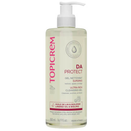 Topicrem AD Ultra Rich Cleansing Jel 500 ml sabunsuz kokusuz temizleme jeli çok kuru hassas egzamalı cilt için- 1