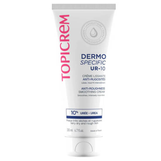 Topicrem UR 10 Anti Roughness Smoothing Krem 200 ml %10 üre ve balmumu içeren kuru ve çok kuru cilt vücut nemlendirici- 1
