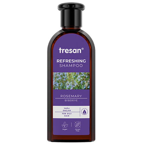  Tresan Biberiye Yağlı Saçlar İçin Bakım Şampuanı 300 ml - 1
