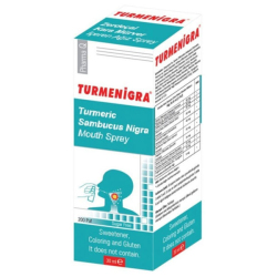 Rcfarma - Turmenigra Turmeric Sambucus Nigra Mouth Spray 200 Puf 30 ML Rcfarma - Turmenigra Turmeric Sambucus Nigra Mouth Spray 200 Puf 30 ML