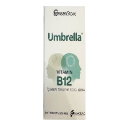 Umbrella Vitamin B12 30 Tablet - Umbrella
