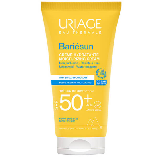 Uriage Bariesun SPF 50 50 ml parfümsüz güneş kremi UVA UVB koruma yağsız hafif suya dayanıklı Uriage Termal Su- 1