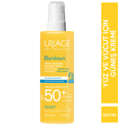 Uriage - Uriage Bariesun Invisible Spray Unscented Spf 50 200 ML Uriage - Uriage Bariesun Invisible Spray Unscented Spf 50 200 ML