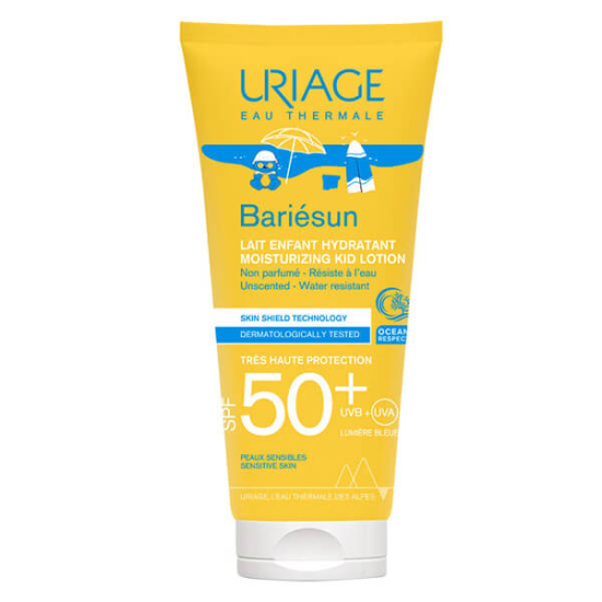Uriage Bariesun Kids SPF 50 güneş losyonu 100 ml çocuklar için UVA UVB yüksek koruma hafif yağsız suya dayanıklı- 1