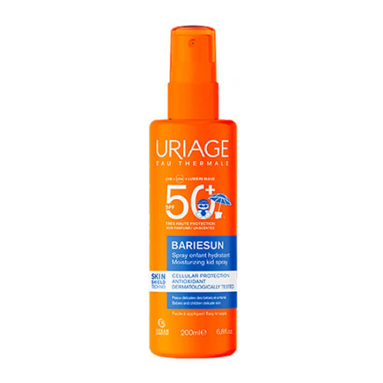 Uriage Bariesun Kid Spray SPF 50 çocuk güneş koruyucu sprey 200 ml hafif yağsız suya dayanıklı UVA UVB koruma- 1