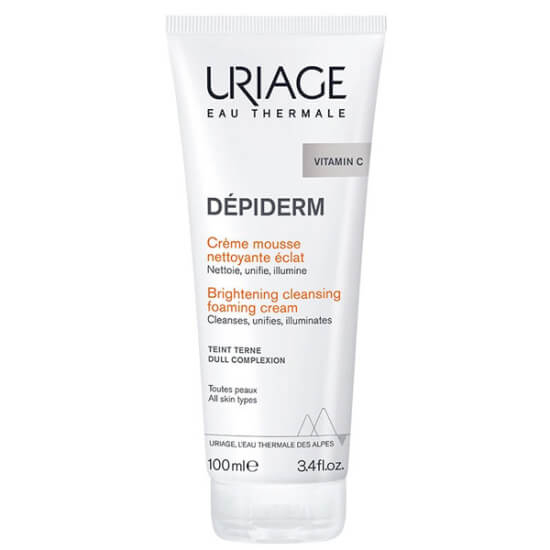 Uriage Depiderm Brightening Cleansing Foaming Cream 100 ml leke karşıtı aydınlatıcı yüz temizleme köpüğü nazik günlük kullanım- 1
