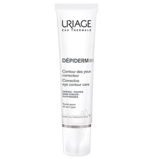 Uriage Depiderm Eye Contour Care 15 ml göz çevresi bakım kremi koyu leke ve yorgunluk karşıtı kokusuz %95 doğal içerikli- 1