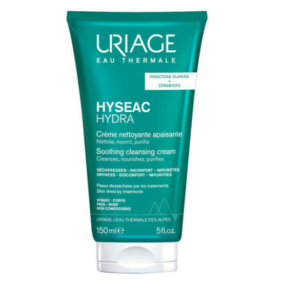 Uriage Hysac Hydra Creme Nettoyante 150 ml kuru ve çok kuru ciltler için krem temizleyici yüz yıkama ürünü- 1