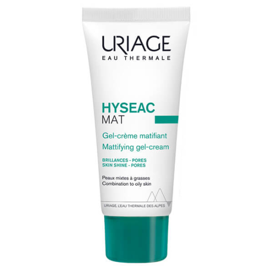 Uriage Hyseac Mat 40 ml matlaştırıcı bakım kremi, karma yağlı cilt, parlama karşıtı, gözenek sıkılaştırıcı, termal su- 1