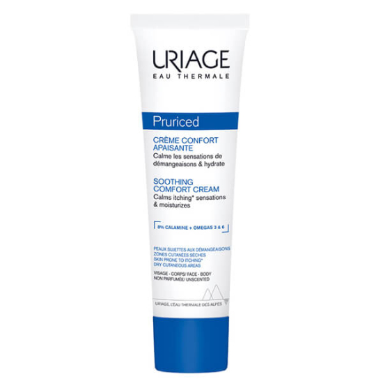 Uriage Pruriced Soothing Comfort Cream 100 ml %90 doğal bileşenli yatıştırıcı konfor kremi yüz ve vücut bebek çocuk yetişkin- 1