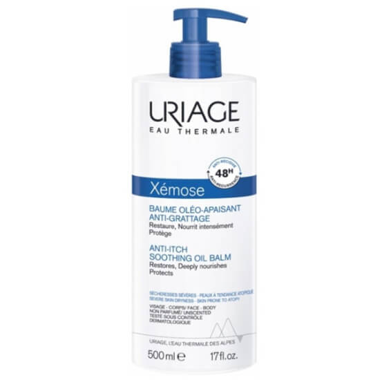 Uriage Xemose Anti Itch nemlendirici balm 500 ml shea ve illipe yağı içeren yüz ve vücut için yatıştırıcı bakım- 1