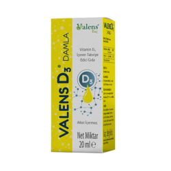 Valens D3 Vitamin D3 Takviye Edici Gıda 20 ml - Valens